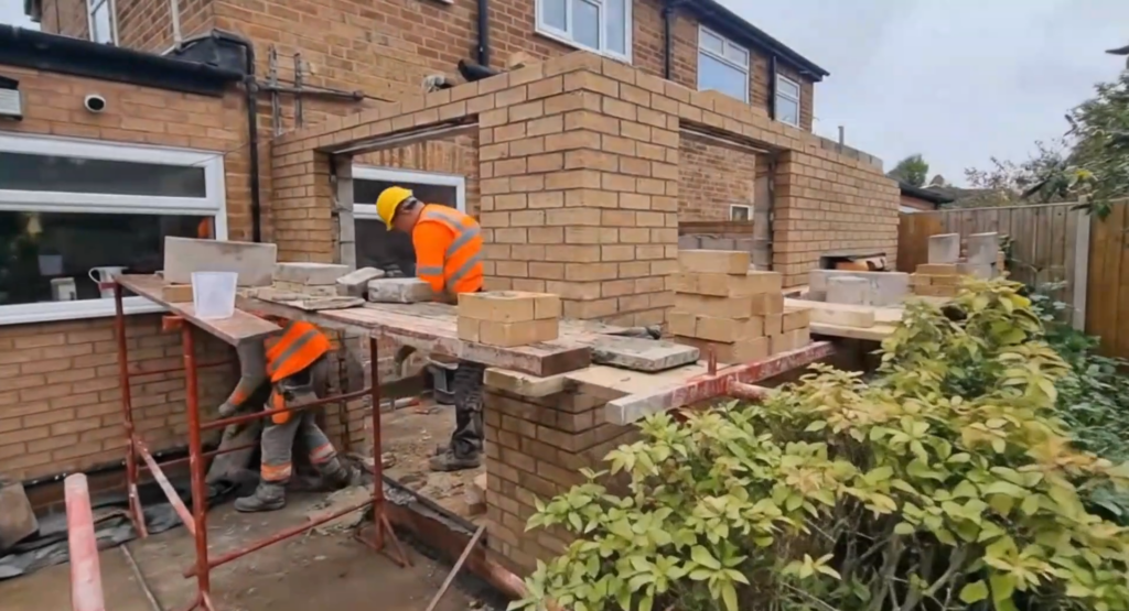 single storey extension constrcution and design project