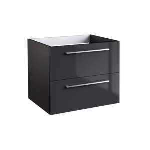Radiance (600mm-2 Drawer) Wall Hung Vanity Unit – Anthracite