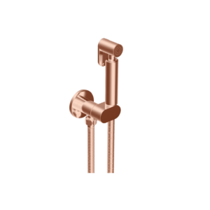 Douche Kit (Round) with Anti-Flood Safety Valve – Brushed Rose Gold