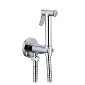 Slim – Round Douche Set with Anti Flood Valve (BO-101SB)