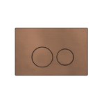 Brushed Rose Gold Flush Plate