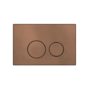 Brushed Rose Gold Flush Plate