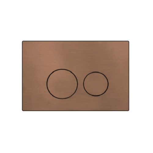 Brushed Rose Gold Flush Plate
