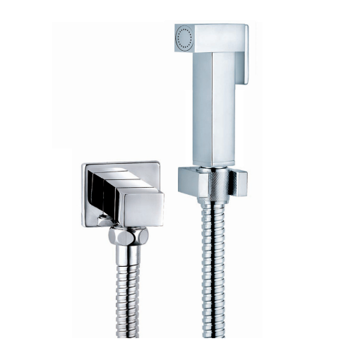 Square Douche Kit – with Angle Valve