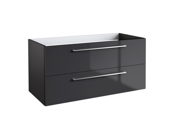 Radiance (1000mm-2 Drawer) Wall Hung Vanity Unit – Anthracite