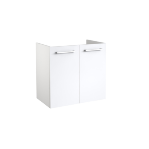 Metro (600mm-2 Door) Wall Hung Short Projection Vanity – Glossy White
