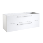 Radiance (1200mm-2 Drawer) Wall Hung Vanity Unit – Glossy White