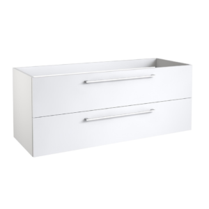 Radiance (1200mm-2 Drawer) Wall Hung Vanity Unit – Glossy White