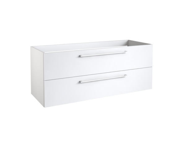 Radiance (1200mm-2 Drawer) Wall Hung Vanity Unit – Glossy White