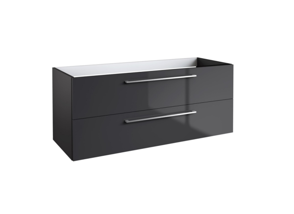Radiance (1200mm-2 Drawer) Wall Hung Vanity Unit – Anthracite