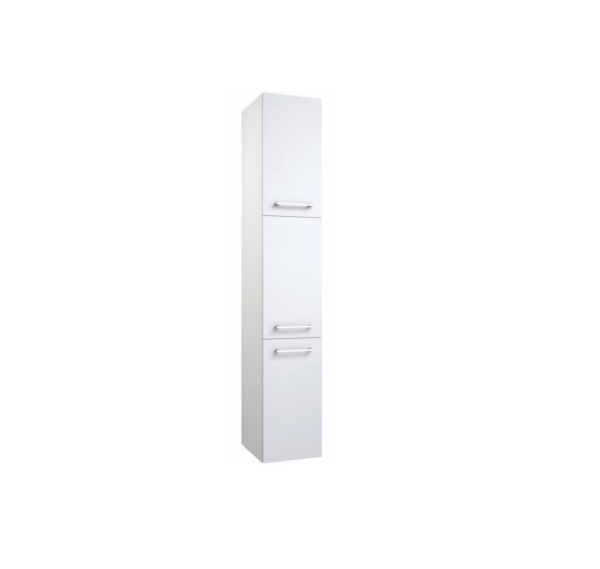 Metro (1700mm-3 Door) Wall Hung Storage Unit – Glossy White