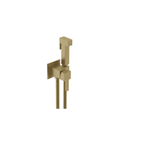 Douche Kit (Square) Thermostatic Manual Mixer – Brushed Gold