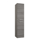 Radiance (1600mm-2 Door): Wall Hung Storage Unit – Grey Ash