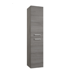 Radiance (1600mm-2 Door): Wall Hung Storage Unit – Grey Ash