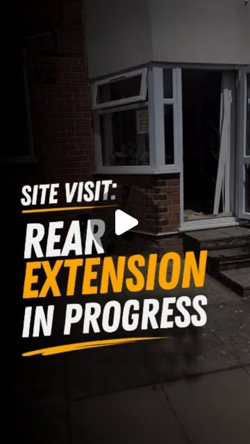 Construction Company Site Visit: Rear Extension in Progress – J M A Group
