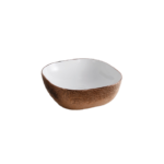 Art Basin (425x425x145mm) – Gloss Rose Gold & White
