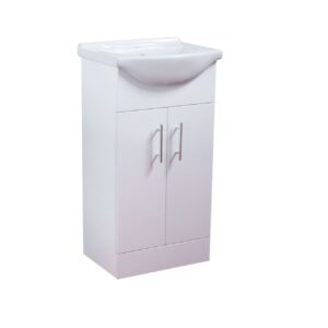 Alpha (450mm-2 Door) Floor Standing Vanity with Basin