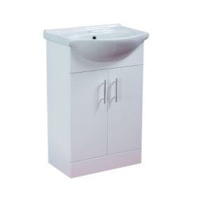 Alpha (550mm-2 Door) Floor Standing Vanity with Basin