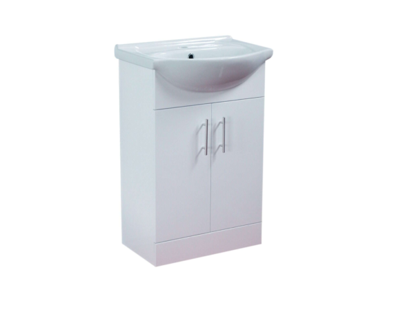 Alpha (550mm-2 Door) Floor Standing Vanity with Basin