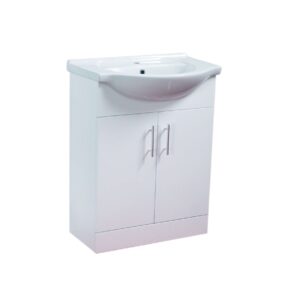 Alpha (650mm-2 Door) Floor Standing Vanity with Basin