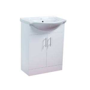 Alpha (650mm-2 Door) Floor Standing Vanity with Basin