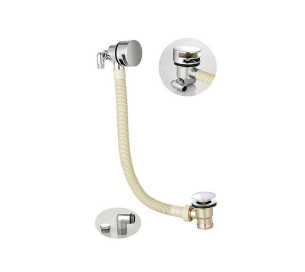 Bath Filler with Click Clack Waste (Slimline) (BO-BF90SL)