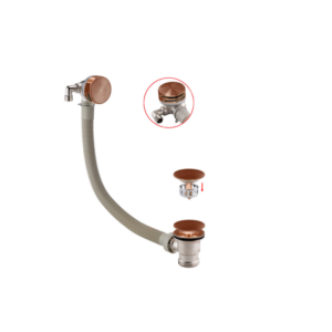 Treviso Bath Filler – Brushed Rose Gold