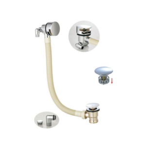 Bath Filler with Click Clack Waste (Round) (BO-BF90SLEC)