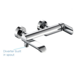 Belva (Swivel Spout) Bath Shower Mixer with Kit