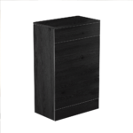 Roma (500mm) WC Back to Wall Units – Black Oak