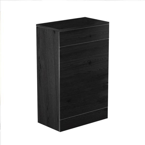 Roma (500mm) WC Back to Wall Units – Black Oak