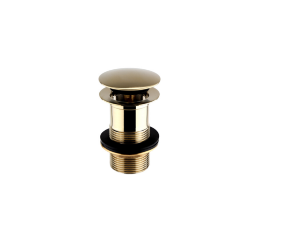 Treviso Basin Waste (Unslotted) – Brushed Gold
