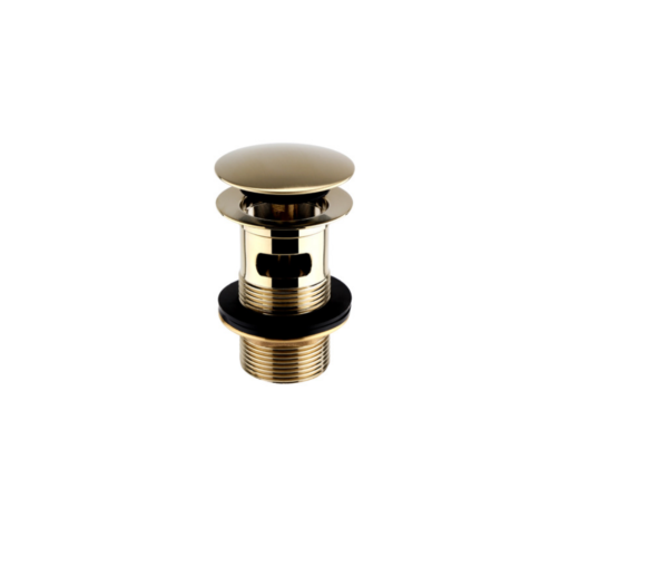 Treviso Basin Waste (Slotted) – Brushed Gold