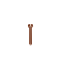 Round Ceiling Shower Arm (150mm) – Brushed Rose Gold
