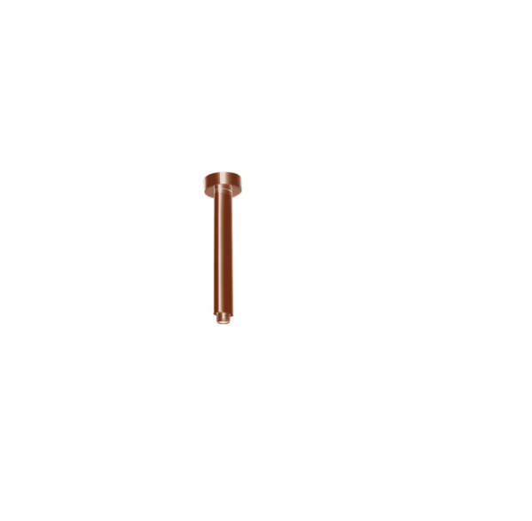 Round Ceiling Shower Arm (150mm) – Brushed Rose Gold