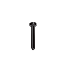 Round Ceiling Shower Arm (150mm) – Matt Black