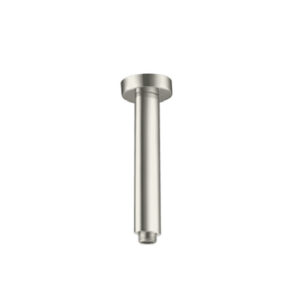 Round Ceiling Shower Arm (150mm) – Brushed Nickel