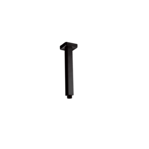 Square Ceiling Shower Arm (150mm) – Matt Black