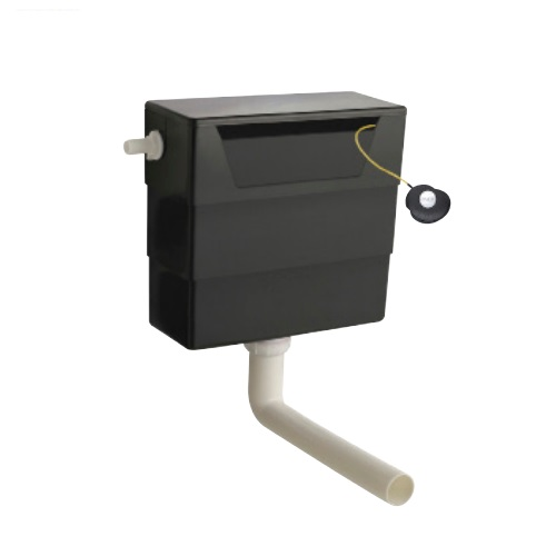 Black – Universal Access Dual Flush Concealed WC Cistern