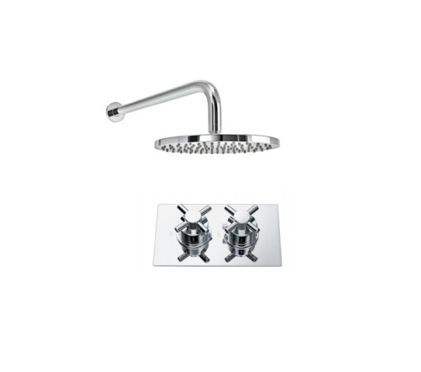 BO-CRSPACK1H: Thermostatic Concealed Shower Pack (Cross & Round)