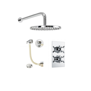 BO-CRSPACK3: Thermostatic Concealed Shower Pack (Cross & Round)