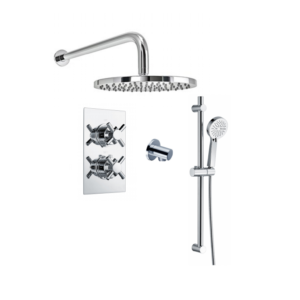 BO-CRSPACK3R: Thermostatic Concealed Shower Pack (Cross & Round)