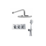 BO-CRSPACK4H: Thermostatic Concealed Shower Pack (Cross & Round)