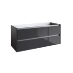 CITY46 (1200mm-2 Drawer) Wall Hung Vanity Unit – Anthracite