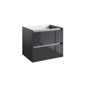 CITY46 (600mm-2 Drawer) Wall Hung Vanity Unit – Anthracite