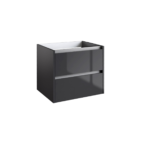 CITY46 (600mm-2 Drawer) Wall Hung Vanity Unit – Anthracite