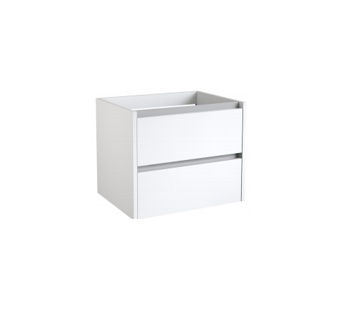 CITY46 (600mm-2 Drawer) Wall Hung Vanity Unit – Glossy White