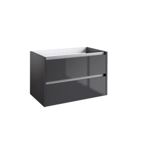 CITY46 (800mm-2 Drawer) Wall Hung Vanity Unit – Anthracite