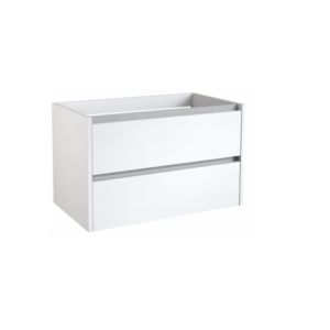CITY46 (800mm-2 Drawer) Wall Hung Vanity Unit – Glossy White