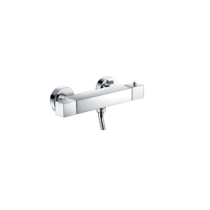 Square Exposed Thermostatic Shower Valve